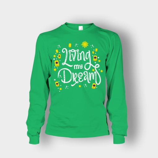 Living-My-Dream-Disney-Tangled-Unisex-Long-Sleeve-Irish-Green