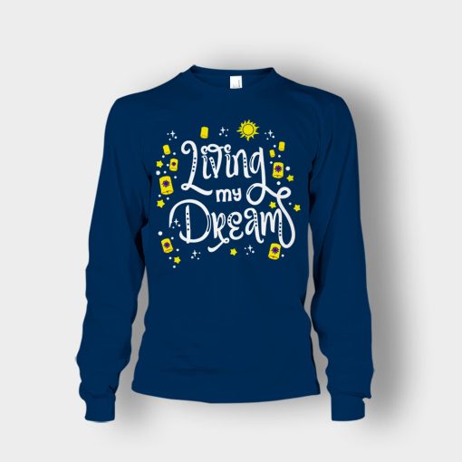 Living-My-Dream-Disney-Tangled-Unisex-Long-Sleeve-Navy