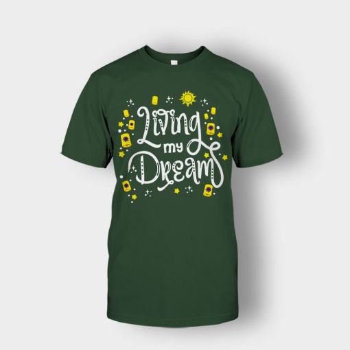 Living-My-Dream-Disney-Tangled-Unisex-T-Shirt-Forest