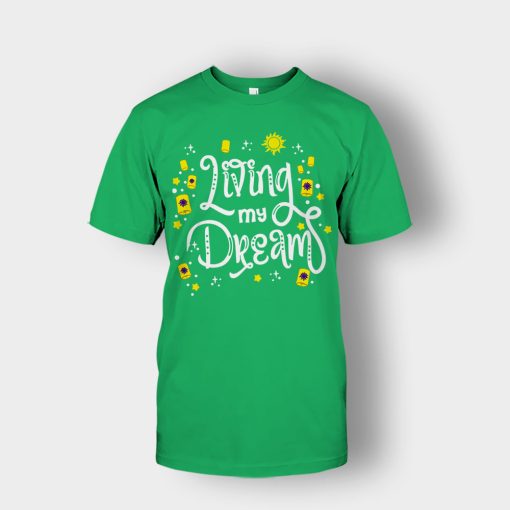 Living-My-Dream-Disney-Tangled-Unisex-T-Shirt-Irish-Green