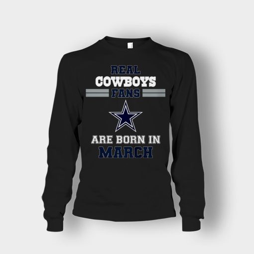March-Birthday-Dallas-Cowboys-Fan-Unisex-Long-Sleeve-Black