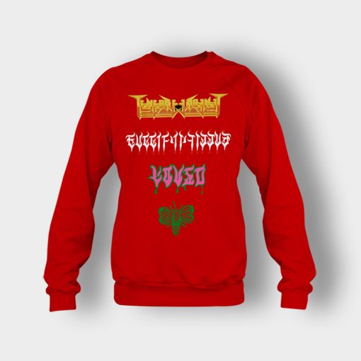 Metal-Gucci-Inspired-Crewneck-Sweatshirt-Red