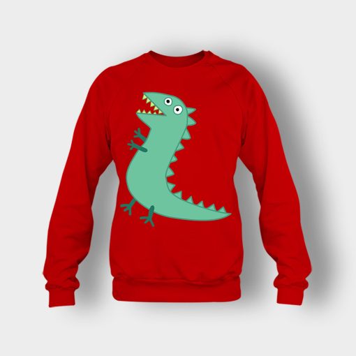 Mr-Dinosaur-Peppa-Pig-Crewneck-Sweatshirt-Red