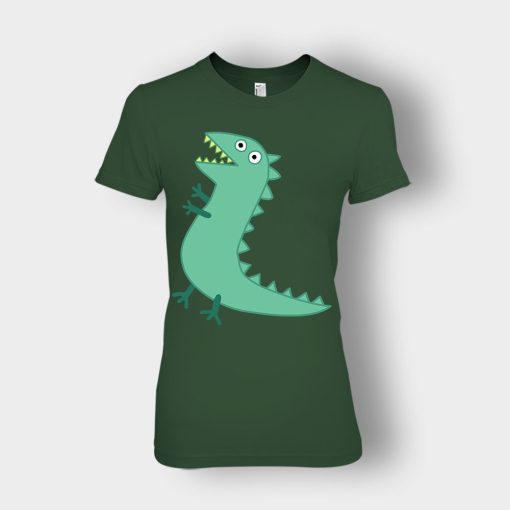 Mr-Dinosaur-Peppa-Pig-Ladies-T-Shirt-Forest