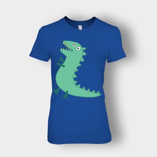 Mr-Dinosaur-Peppa-Pig-Ladies-T-Shirt-Royal