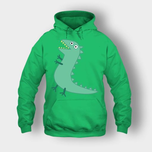 Mr-Dinosaur-Peppa-Pig-Unisex-Hoodie-Irish-Green