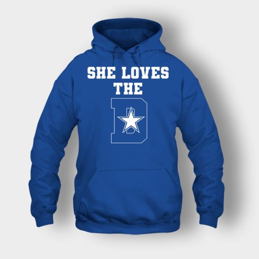 NEW-Dallas-Cowboys-She-Loves-The-D-Unisex-Hoodie-Royal