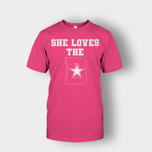 NEW-Dallas-Cowboys-She-Loves-The-D-Unisex-T-Shirt-Heliconia
