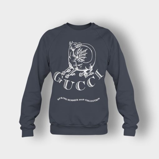 NWT-Gucci-Dragon-Invite-Crewneck-Sweatshirt-Dark-Heather