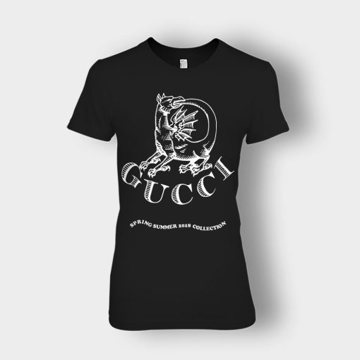 NWT-Gucci-Dragon-Invite-Ladies-T-Shirt-Black