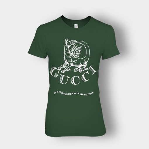 NWT-Gucci-Dragon-Invite-Ladies-T-Shirt-Forest