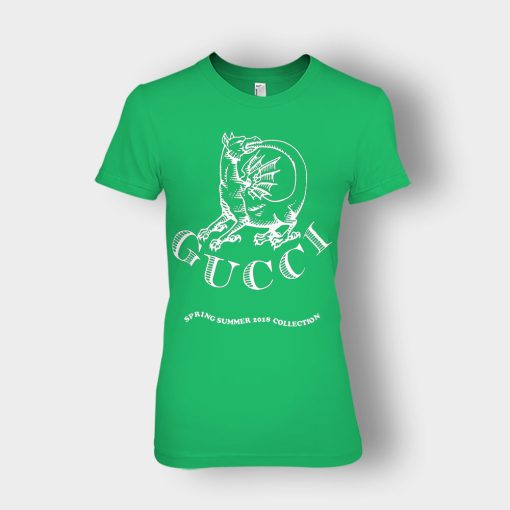 NWT-Gucci-Dragon-Invite-Ladies-T-Shirt-Irish-Green