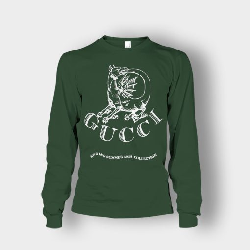 NWT-Gucci-Dragon-Invite-Unisex-Long-Sleeve-Forest