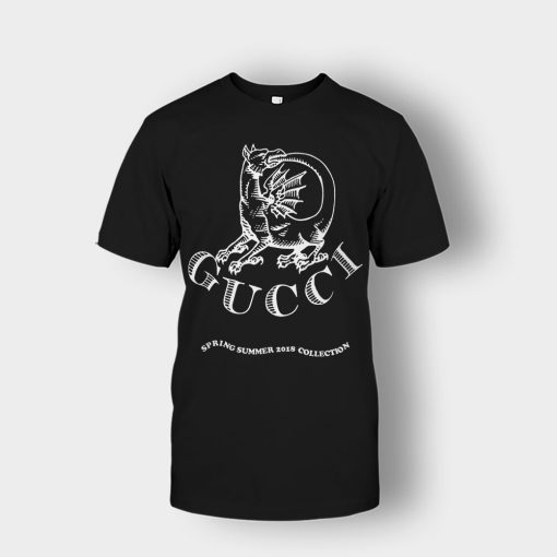 NWT-Gucci-Dragon-Invite-Unisex-T-Shirt-Black