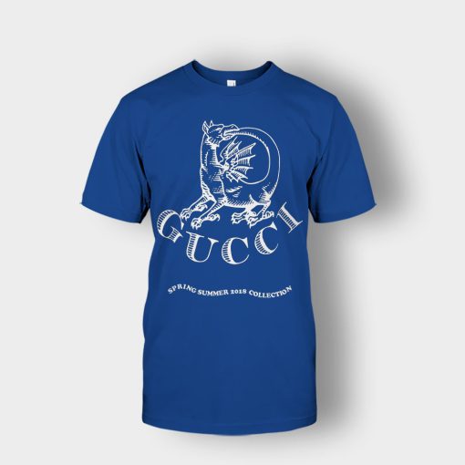 NWT-Gucci-Dragon-Invite-Unisex-T-Shirt-Royal