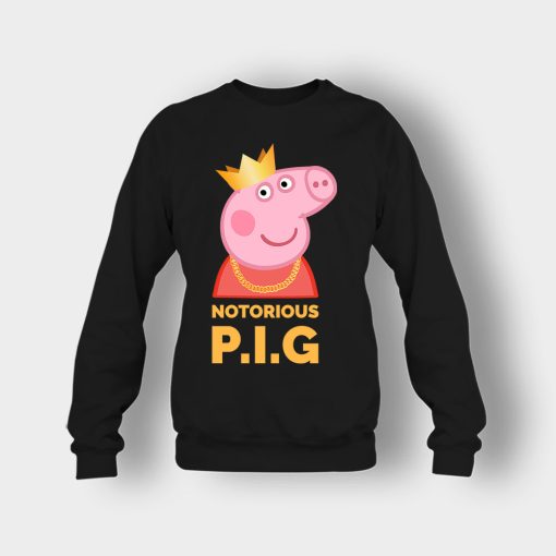 Notorious-Peppa-Pig-Crewneck-Sweatshirt-Black