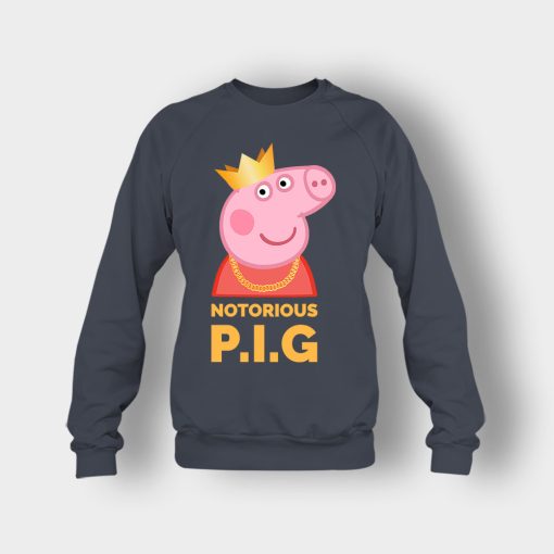 Notorious-Peppa-Pig-Crewneck-Sweatshirt-Dark-Heather