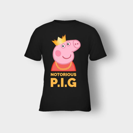 Notorious-Peppa-Pig-Kids-T-Shirt-Black