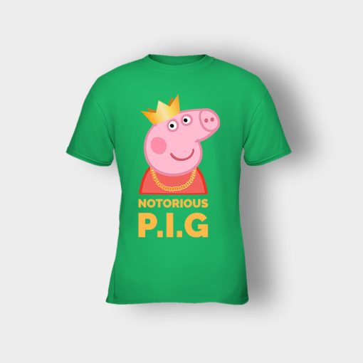 Notorious-Peppa-Pig-Kids-T-Shirt-Irish-Green