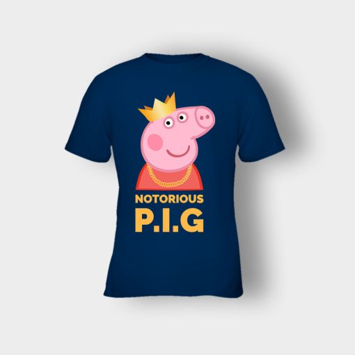 Notorious-Peppa-Pig-Kids-T-Shirt-Navy