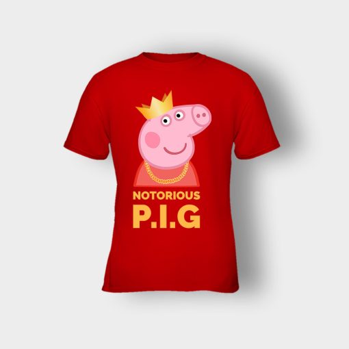 Notorious-Peppa-Pig-Kids-T-Shirt-Red
