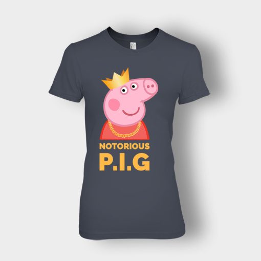 Notorious-Peppa-Pig-Ladies-T-Shirt-Dark-Heather