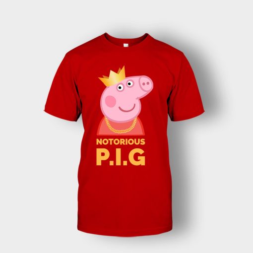 Notorious-Peppa-Pig-Unisex-T-Shirt-Red