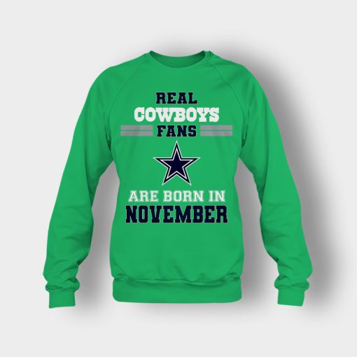 November-Birthday-Dallas-Cowboys-Fan-Crewneck-Sweatshirt-Irish-Green