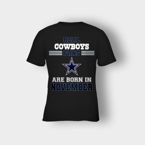 November-Birthday-Dallas-Cowboys-Fan-Kids-T-Shirt-Black
