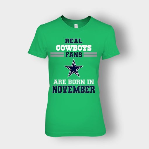November-Birthday-Dallas-Cowboys-Fan-Ladies-T-Shirt-Irish-Green