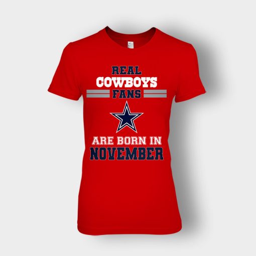 November-Birthday-Dallas-Cowboys-Fan-Ladies-T-Shirt-Red