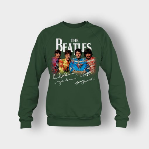 OFFICIAL-The-Beatles-Signatures-Anniversary-Crewneck-Sweatshirt-Forest