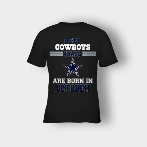 October-Birthday-Dallas-Cowboys-Fan-Kids-T-Shirt-Black
