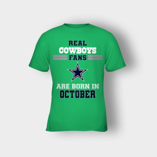 October-Birthday-Dallas-Cowboys-Fan-Kids-T-Shirt-Irish-Green