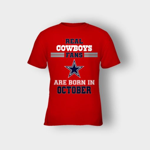 October-Birthday-Dallas-Cowboys-Fan-Kids-T-Shirt-Red