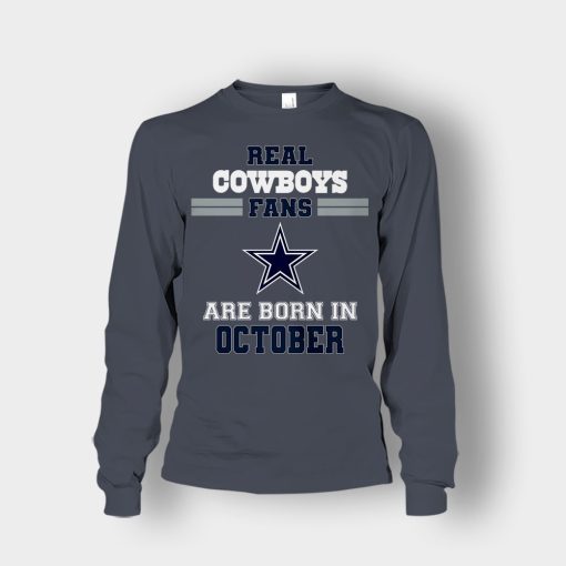 October-Birthday-Dallas-Cowboys-Fan-Unisex-Long-Sleeve-Dark-Heather