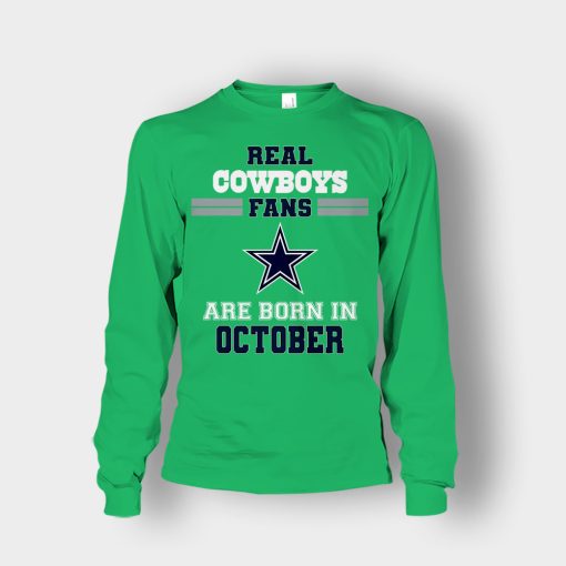 October-Birthday-Dallas-Cowboys-Fan-Unisex-Long-Sleeve-Irish-Green