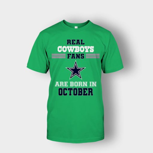 October-Birthday-Dallas-Cowboys-Fan-Unisex-T-Shirt-Irish-Green