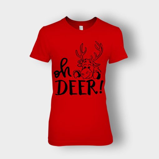 Oh-Deer-Disney-Frozen-Inspired-Ladies-T-Shirt-Red