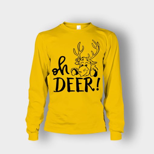 Oh-Deer-Disney-Frozen-Inspired-Unisex-Long-Sleeve-Gold