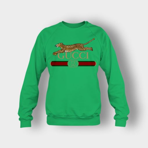 Panther-Fashion-Gucci-Inspired-Crewneck-Sweatshirt-Irish-Green