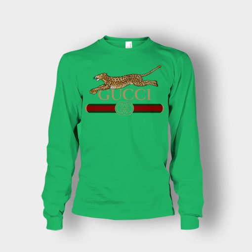 Panther-Fashion-Gucci-Inspired-Unisex-Long-Sleeve-Irish-Green