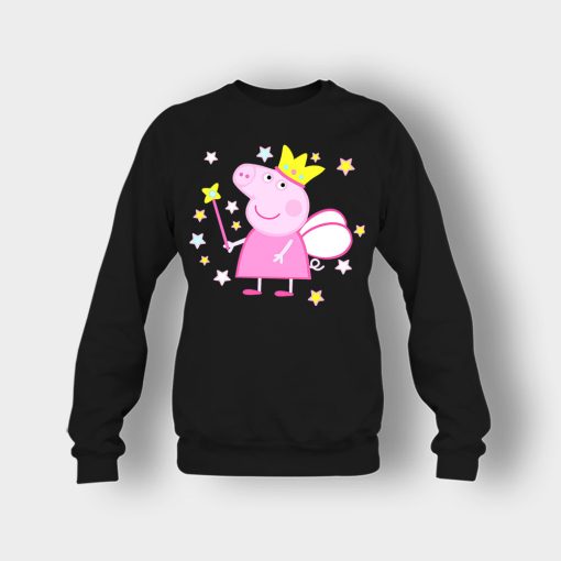 Peppa-Fairy-Pig-Crewneck-Sweatshirt-Black