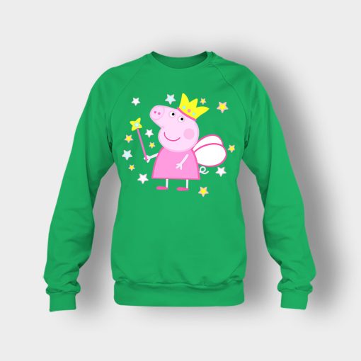 Peppa-Fairy-Pig-Crewneck-Sweatshirt-Irish-Green