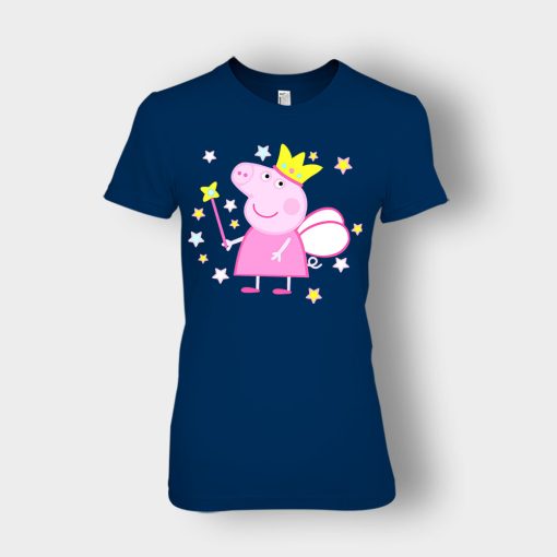 Peppa-Fairy-Pig-Ladies-T-Shirt-Navy