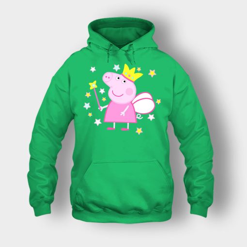 Peppa-Fairy-Pig-Unisex-Hoodie-Irish-Green