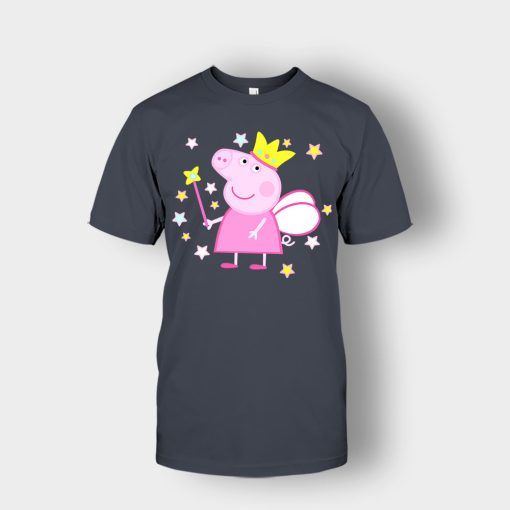 Peppa-Fairy-Pig-Unisex-T-Shirt-Dark-Heather