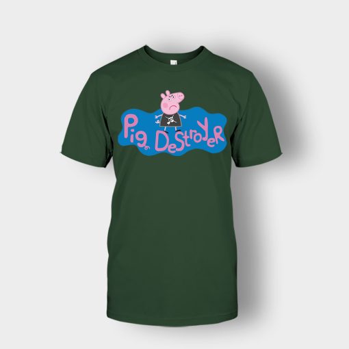 Peppa-Pig-Destroyer-Grindcore-Parody-Unisex-T-Shirt-Forest