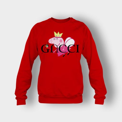Peppa-Pig-Fairy-Gucci-Inspired-Crewneck-Sweatshirt-Red