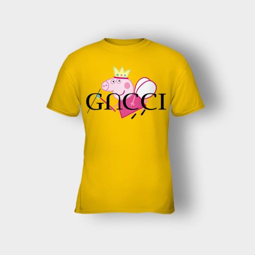 Peppa-Pig-Fairy-Gucci-Inspired-Kids-T-Shirt-Gold